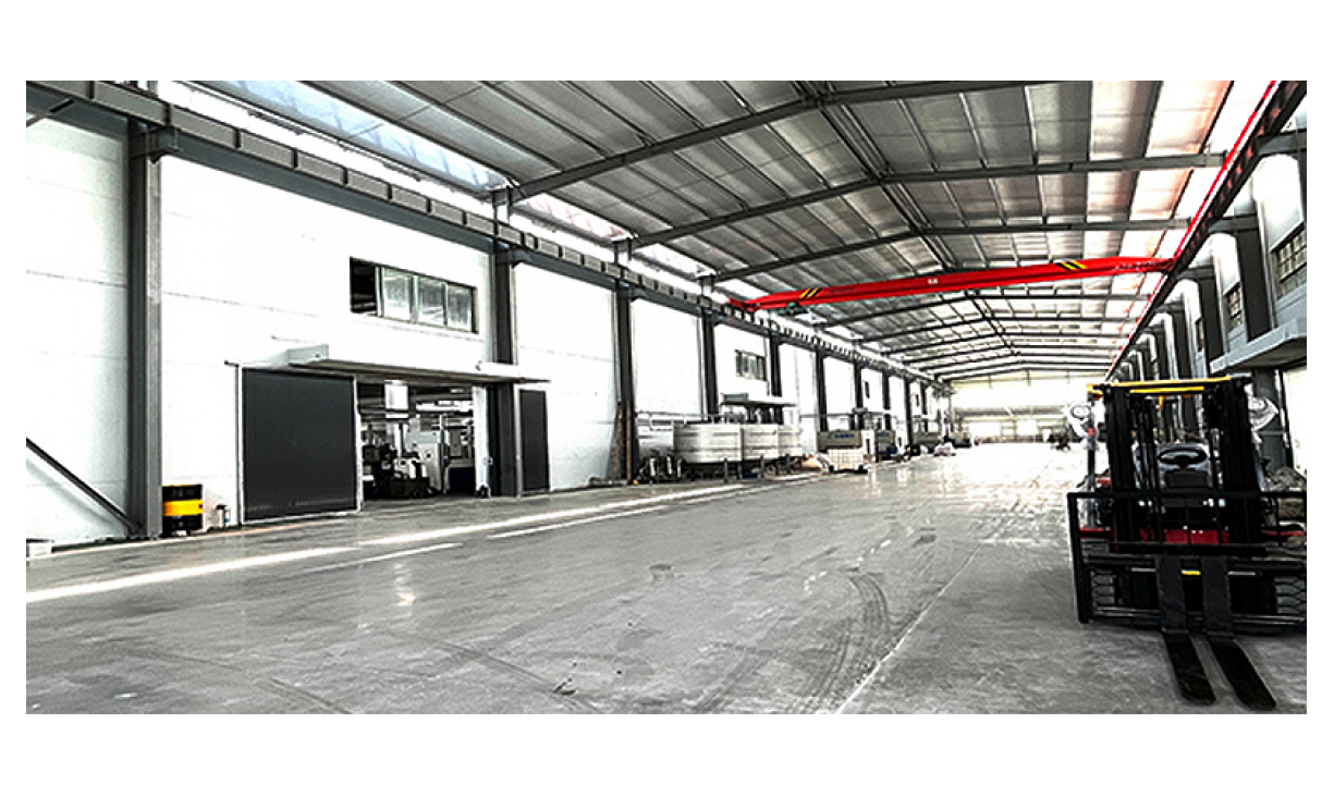 BOOS completed the construction of the second workshop and office section of the No. 2 factory